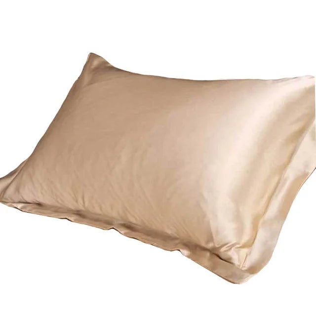 Silk Satin Pillowcase Comfortable 48x74cm Pure Emulation Pillow Cover Pillowcase For Bed Throw Single Pillow Covers