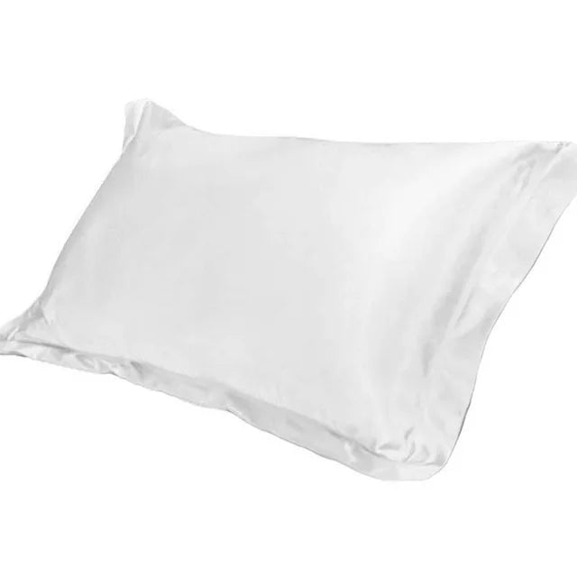 Silk Satin Pillowcase Comfortable 48x74cm Pure Emulation Pillow Cover Pillowcase For Bed Throw Single Pillow Covers