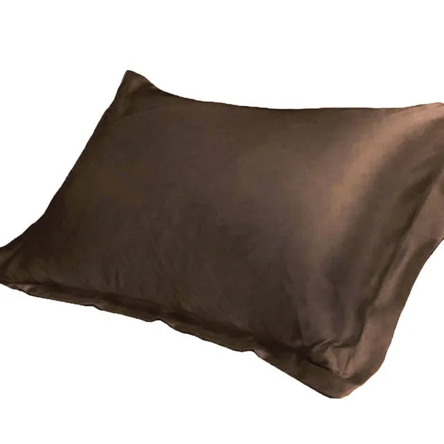 Silk Satin Pillowcase Comfortable 48x74cm Pure Emulation Pillow Cover Pillowcase For Bed Throw Single Pillow Covers