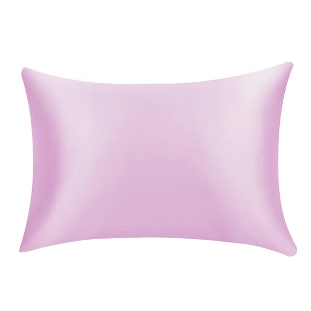 Silk Satin Pillowcase Comfortable 48x74cm Pure Emulation Pillow Cover Pillowcase For Bed Throw Single Pillow Covers
