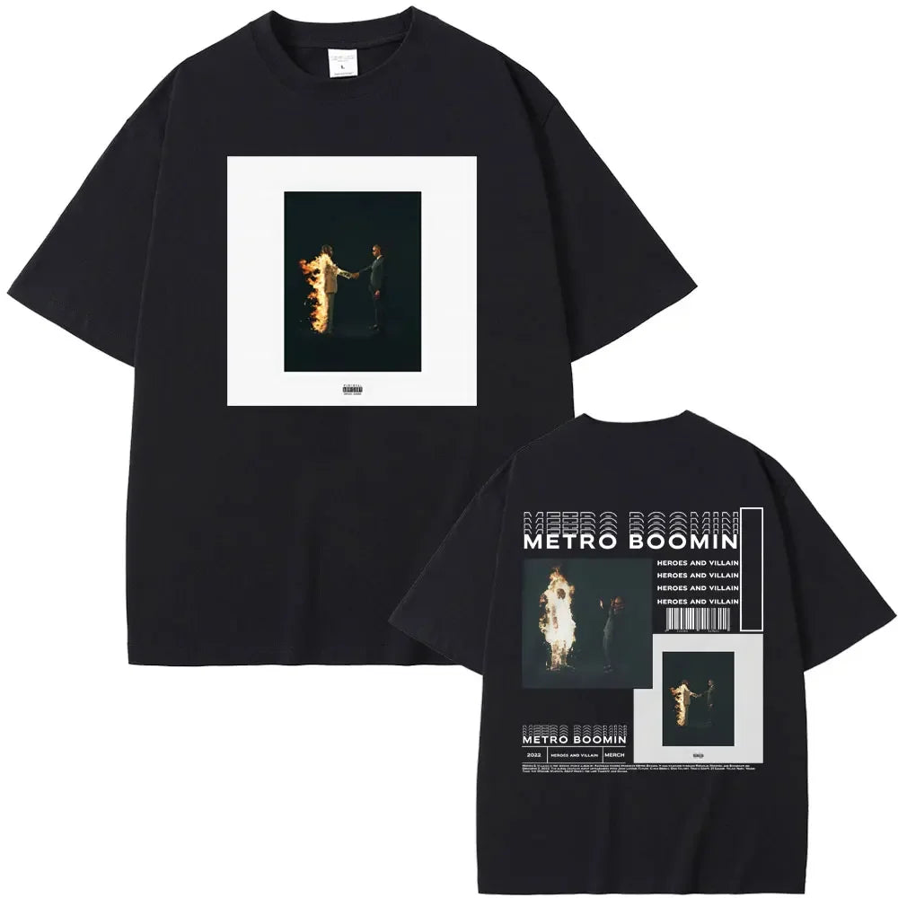 Rapper Future & Metro Boomin 2024 New Hip Hop Album We Don't Trust You Graphic T-shirt Men Women Casual O-collar Oversized Tees