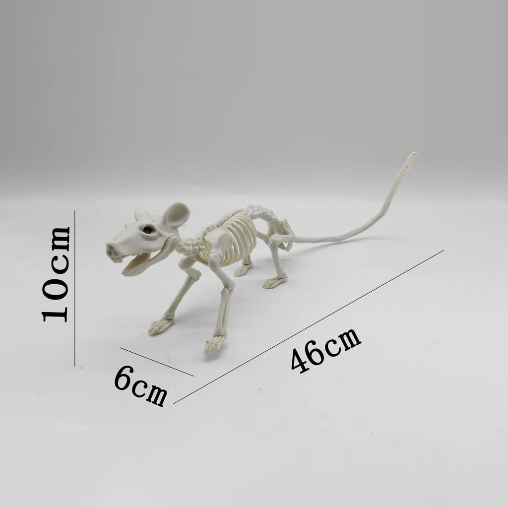 Halloween Animal Skeleton Cat and Mouse Skeleton Skeleton Model Halloween Horror