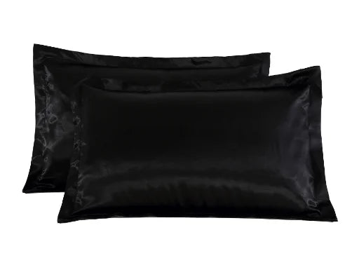 1PC/ 2pcs Pure Satin Silky Soft Pillowcase Cover Bedding pillow Cover Rectangle Pillow Cases Bed Linings Multicolor