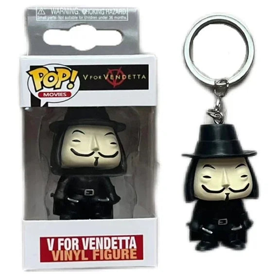 FUNKO TIFFANY CHILD'S PLAY Chucky V for Vendetta  Pennywise Scream GhostFace Pocket Pop Keychain Collection Model Kids Toys