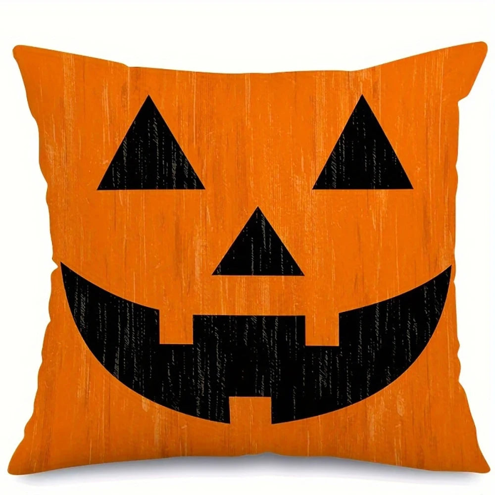 1 Piece Halloween Decorative Cushion Cover, Halloween Funny Pillow Cover