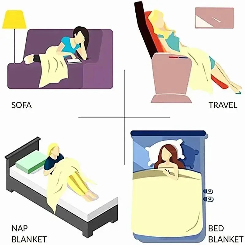 Horror Movie Iconic Character Fran Velvet Blanket Halloween Living Room Decoration Nap Blanket Warm And Comfortable Blanket
