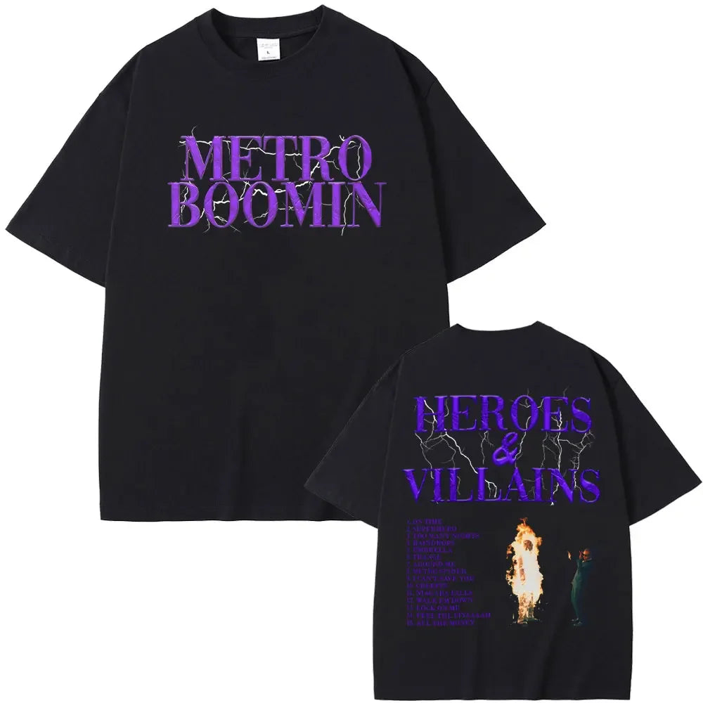 Rapper Future & Metro Boomin 2024 New Hip Hop Album We Don't Trust You Graphic T-shirt Men Women Casual O-collar Oversized Tees