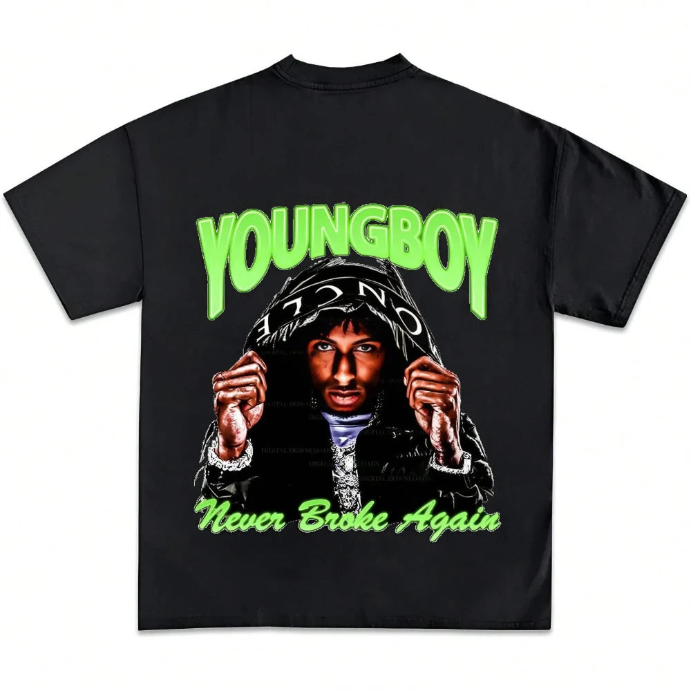 Youngboy Make America Slime Again MASA Merch Never Broke Again T Shirt Quality Shirts Hip-Hop Music T-Shirt Unisex