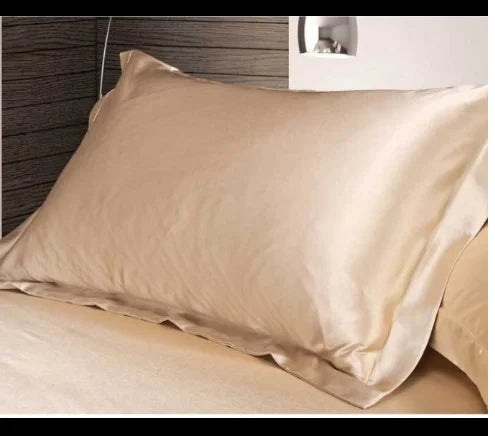 1PC/ 2pcs Pure Satin Silky Soft Pillowcase Cover Bedding pillow Cover Rectangle Pillow Cases Bed Linings Multicolor