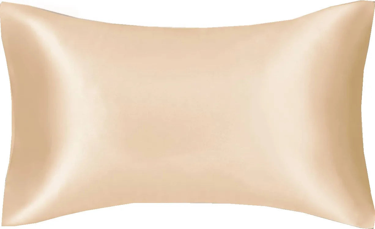 1PC/ 2pcs Pure Satin Silky Soft Pillowcase Cover Bedding pillow Cover Rectangle Pillow Cases Bed Linings Multicolor