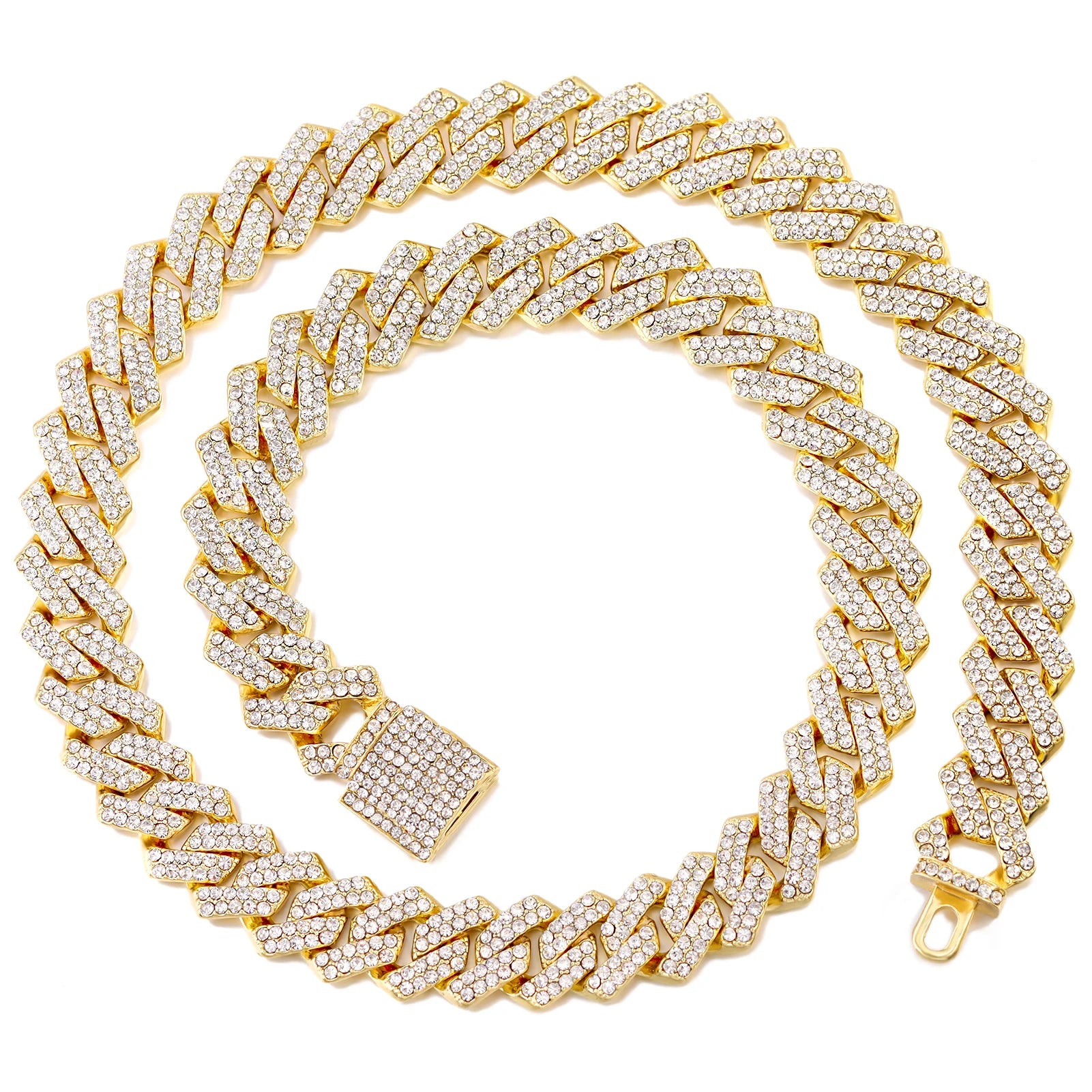 16/18/20/22/24inch Prong Cuban Link Chain for Men