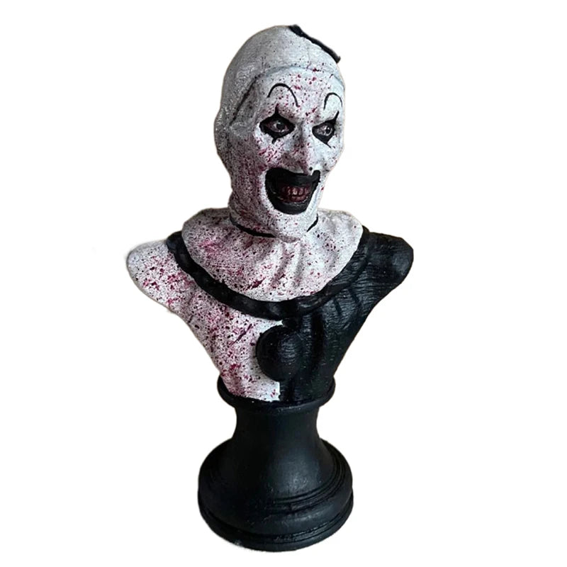 Terrifier Art the Clown Figure Horror Clown Indoor/Outdoor Garden Statue Halloween Decoration Halloween Resin Sculpture Home