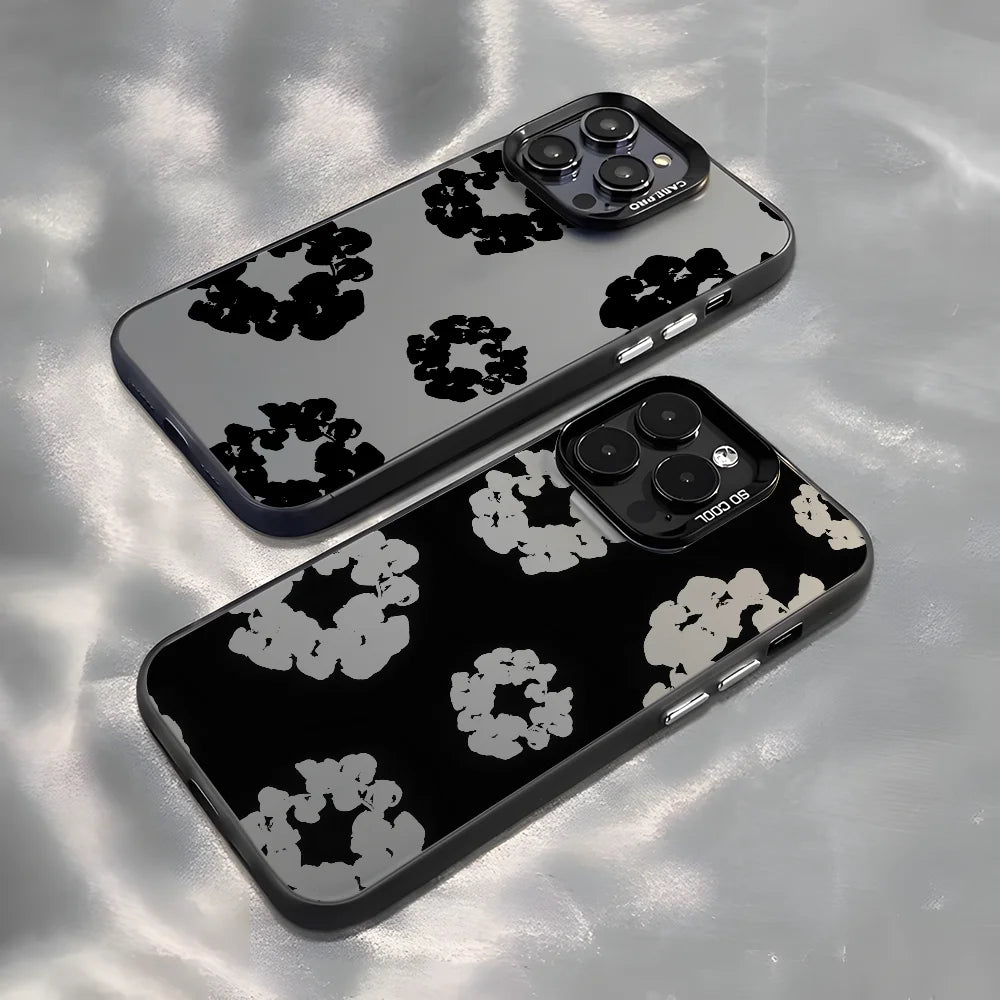 Luxury D-Denim T-Tears Phone Case For iPhone 16 15 14 13 12 11 mini Pro Max X XR XSMAX 8 7 Plus Anti Fall Matte Back Cover