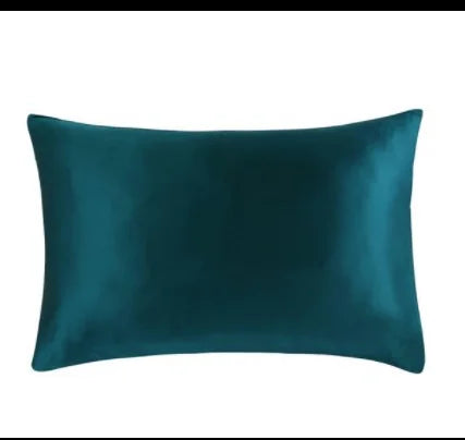 1PC/ 2pcs Pure Satin Silky Soft Pillowcase Cover Bedding pillow Cover Rectangle Pillow Cases Bed Linings Multicolor
