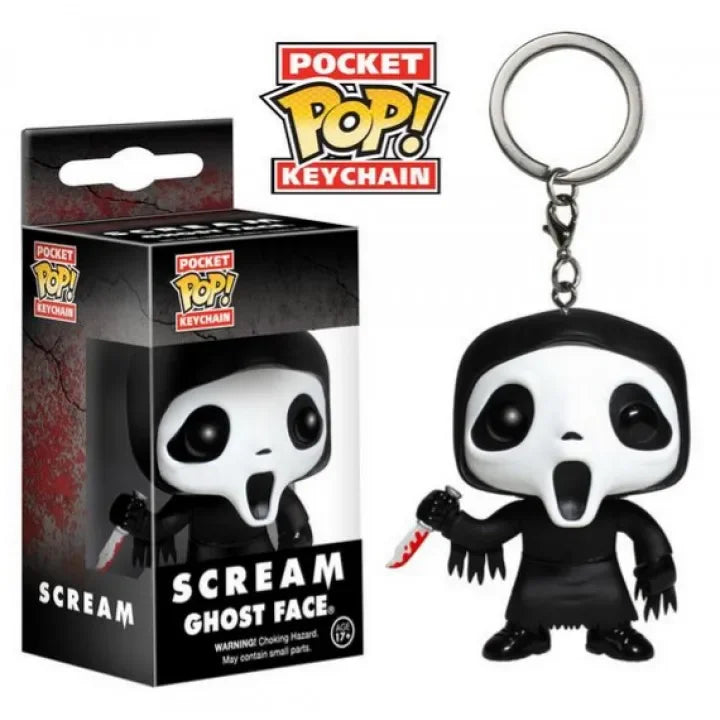 FUNKO TIFFANY CHILD'S PLAY Chucky V for Vendetta  Pennywise Scream GhostFace Pocket Pop Keychain Collection Model Kids Toys