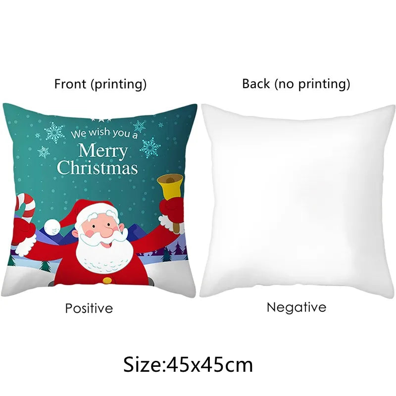 1 Piece Halloween Decorative Cushion Cover, Halloween Funny Pillow Cover