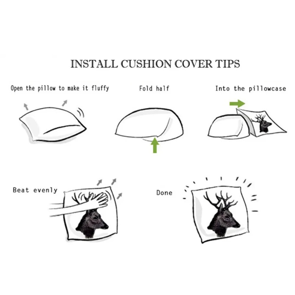 Luxury D-Denim T-Tears Pillow Case Square Double‑Sided Print Cushion Case For Sofa Home Bedchamber Decor Gift