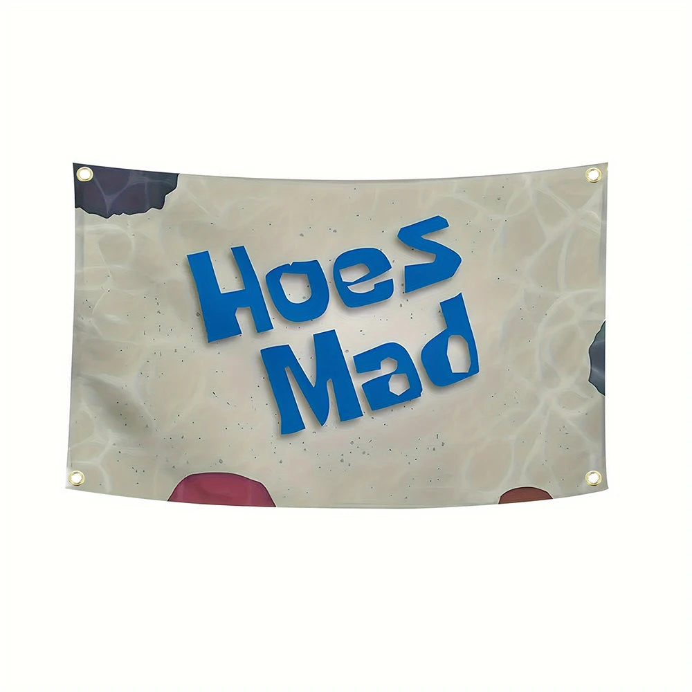 FLAGLINK 90x150 CM Hoes Mad Funny Flag With Four Brass Grommets
