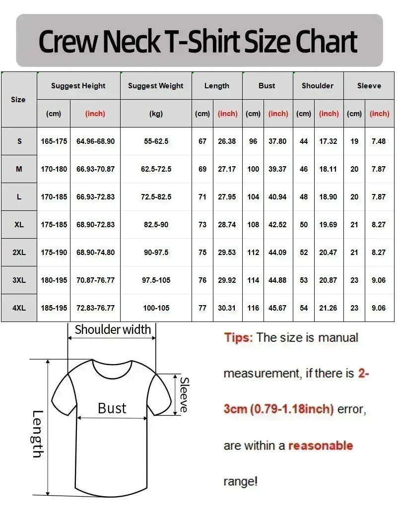 Y2K Short Sleeve Men Women Harajuku Gothic Cartoon Characters Graphic Printed Oversized T Shirt Hip Hop Cotton Drop Sleeves Tops