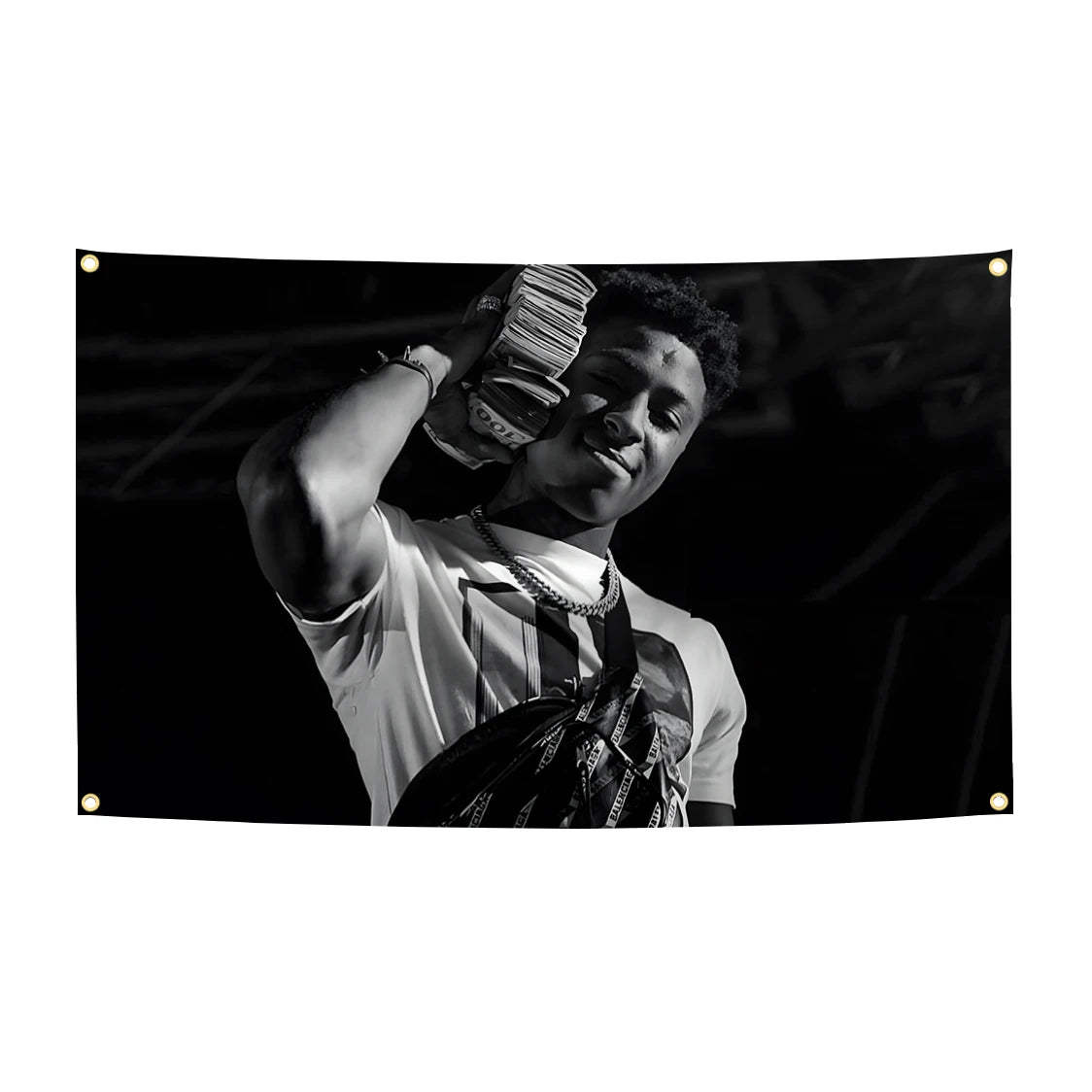 90X150cm Young Boy Never Broke Again Hip Hop Artist Music Flag Decor for Home Decoration Banner Tapestry Ideal Holiday Gift
