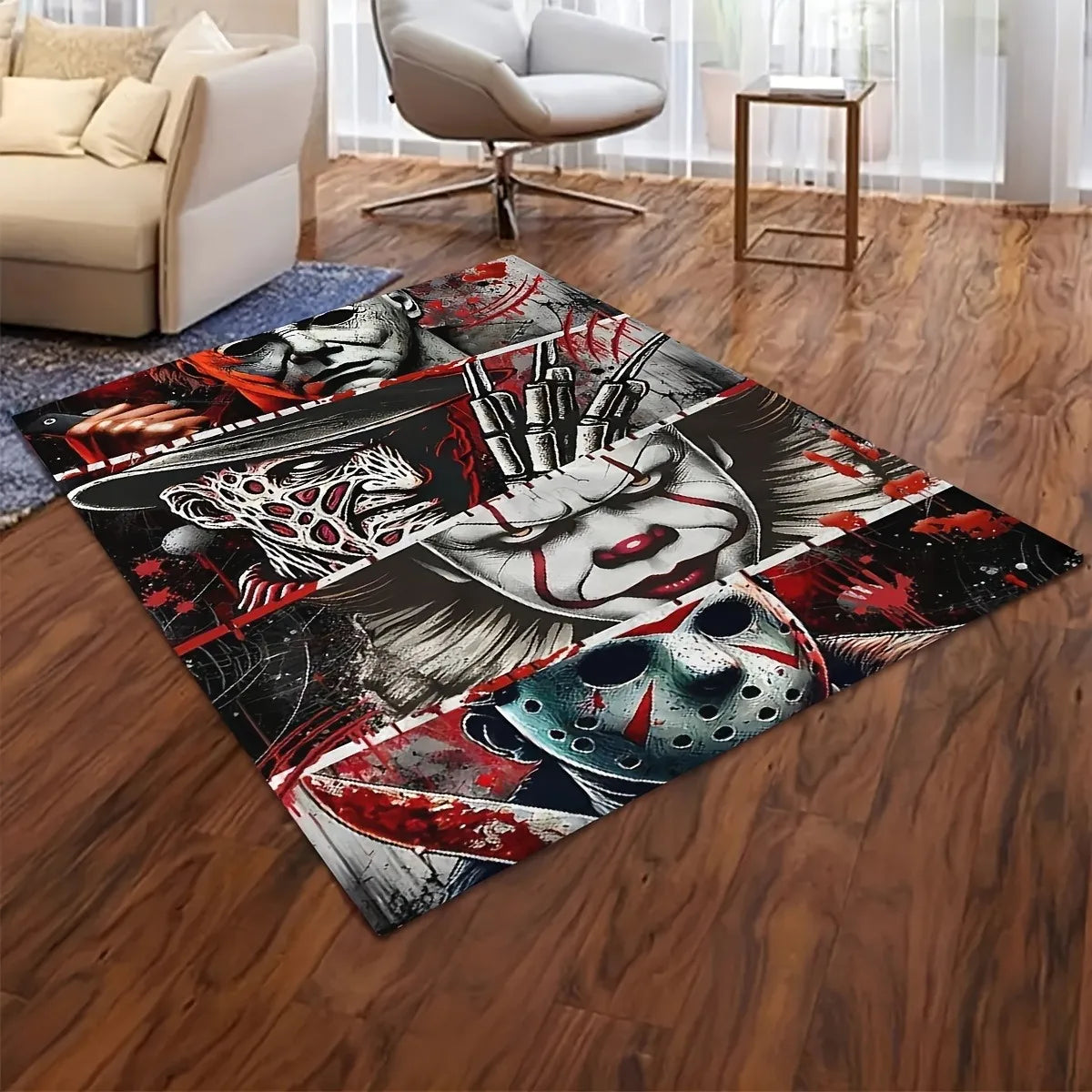 Horror Movie Iconic Character Fran Velvet Blanket Halloween Living Room Decoration Nap Blanket Warm And Comfortable Blanket