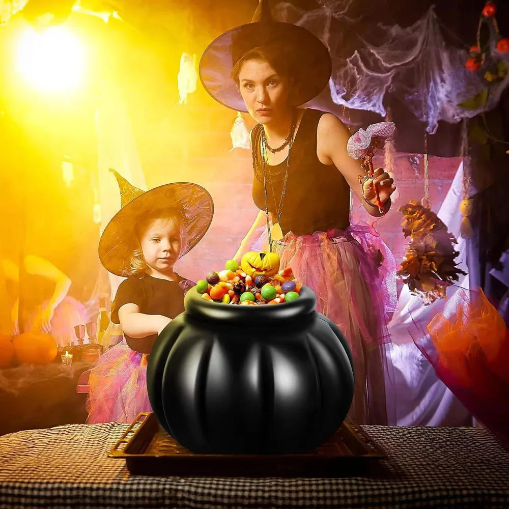 Inflatable Witch Pot Halloween Large Multi-Functional Ice Bucket Candy Container