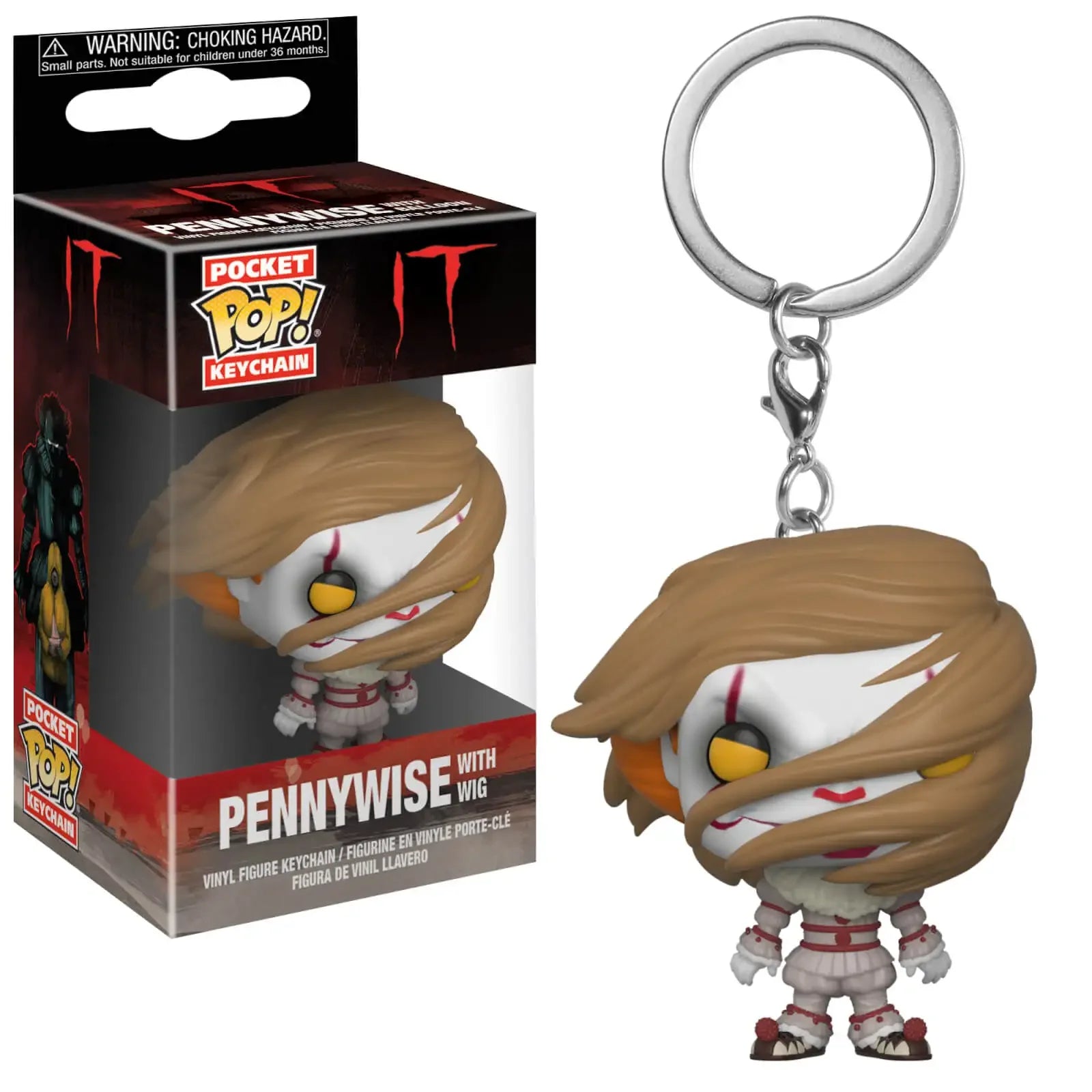 FUNKO TIFFANY CHILD'S PLAY Chucky V for Vendetta  Pennywise Scream GhostFace Pocket Pop Keychain Collection Model Kids Toys