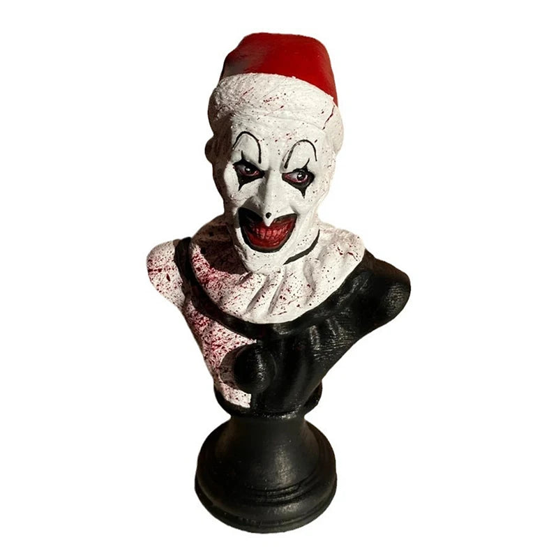 Terrifier Art the Clown Figure Horror Clown Indoor/Outdoor Garden Statue Halloween Decoration Halloween Resin Sculpture Home
