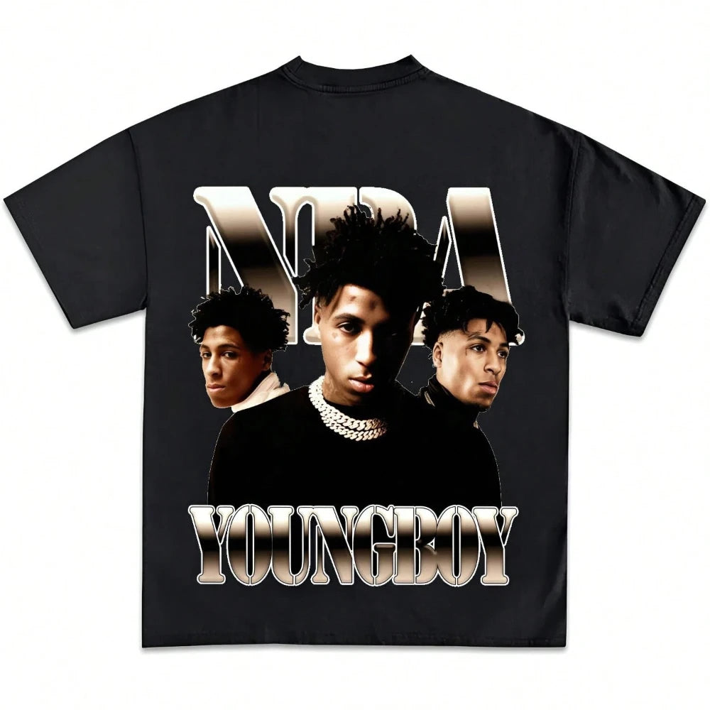 Youngboy Make America Slime Again MASA Merch Never Broke Again T Shirt Quality Shirts Hip-Hop Music T-Shirt Unisex