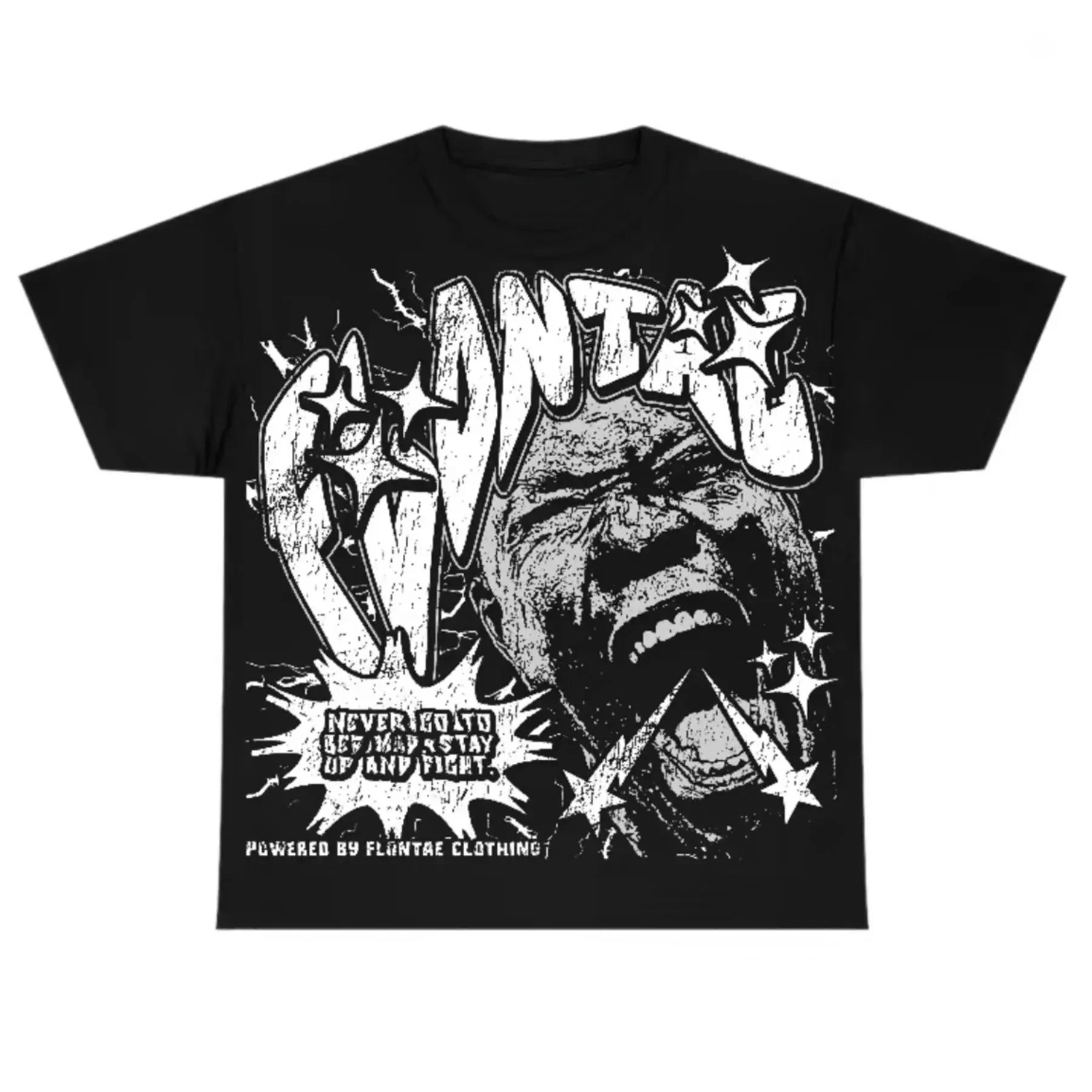 Y2k Harajuku Streetwear Men and Women Short Sleeved Fashion New Cartoon Print Design Shirt Retro Hip-hop Trend Oversized T-shirt