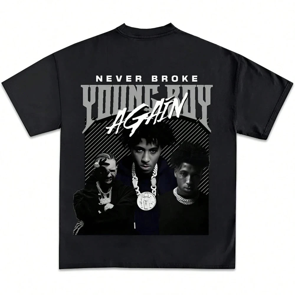 Youngboy Make America Slime Again MASA Merch Never Broke Again T Shirt Quality Shirts Hip-Hop Music T-Shirt Unisex