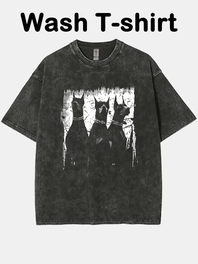 Men's Doberman Print Tee